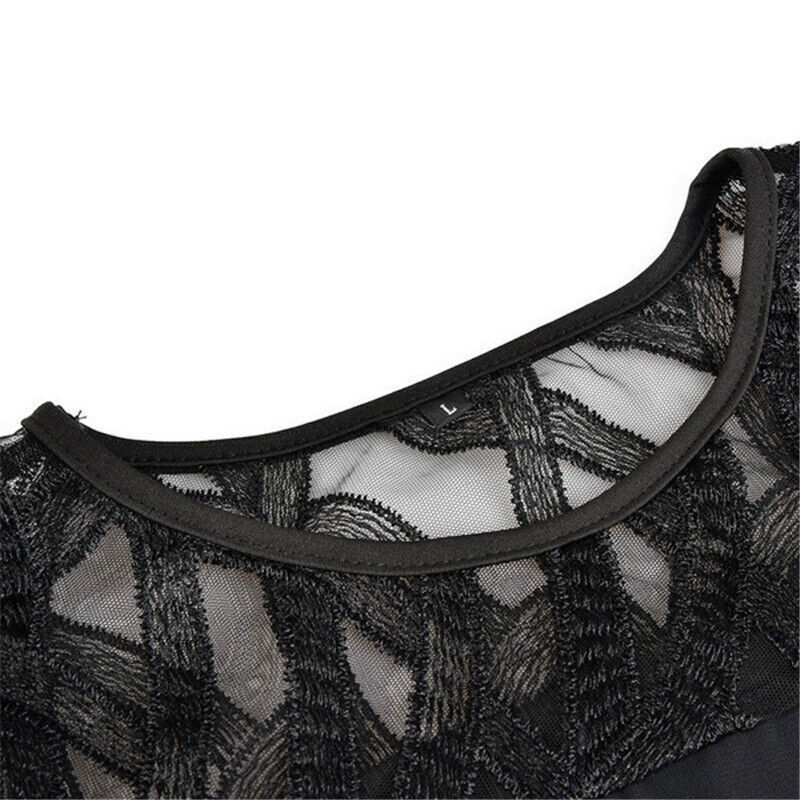 Clara | Damen Elegant Dreiviertelarm Midikleid
