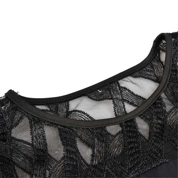 Clara | Damen Elegant Dreiviertelarm Midikleid
