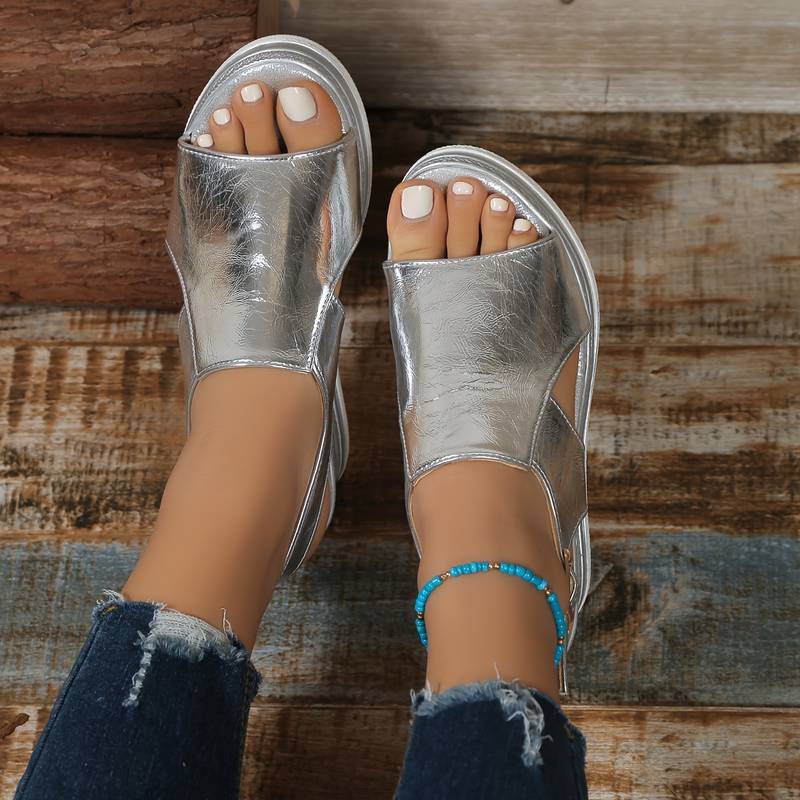 Rosina | Damen Sommer Orthopädische Plateausandalen