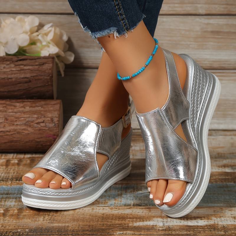 Rosina | Damen Sommer Orthopädische Plateausandalen