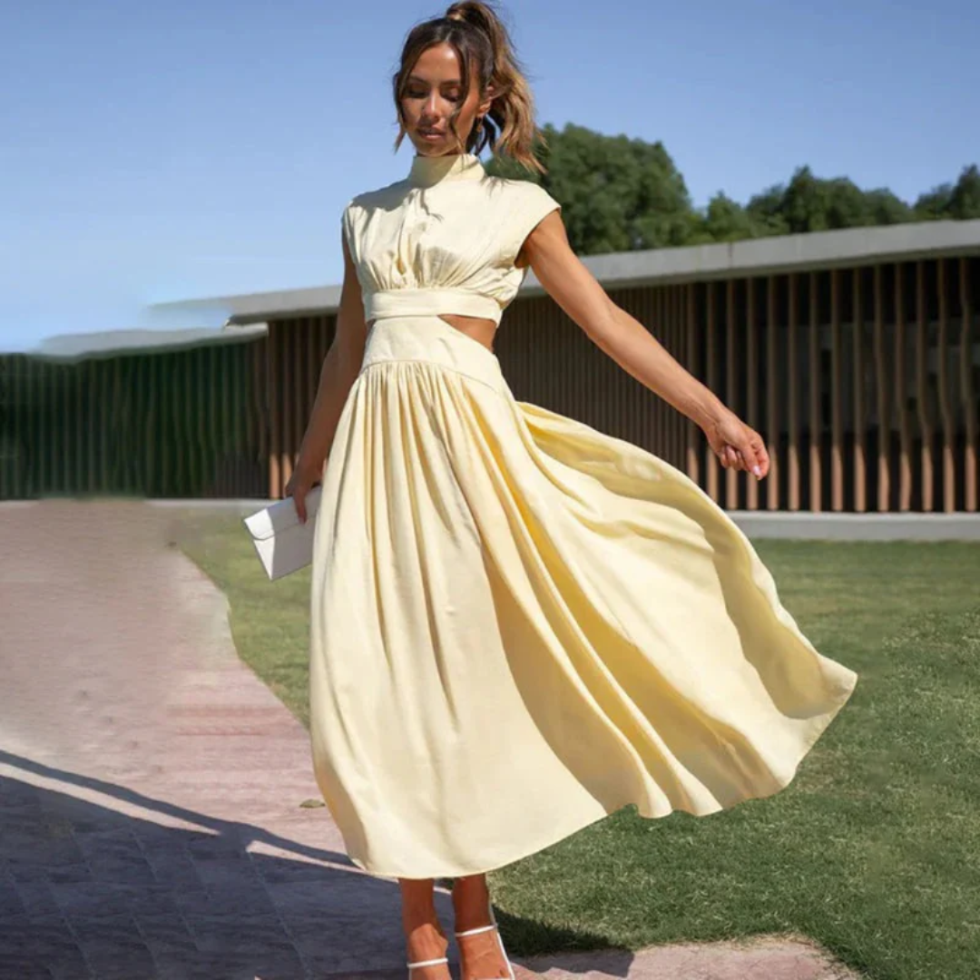 Madlen | Damen Elegant Hochzeitsgast Sommerkleid