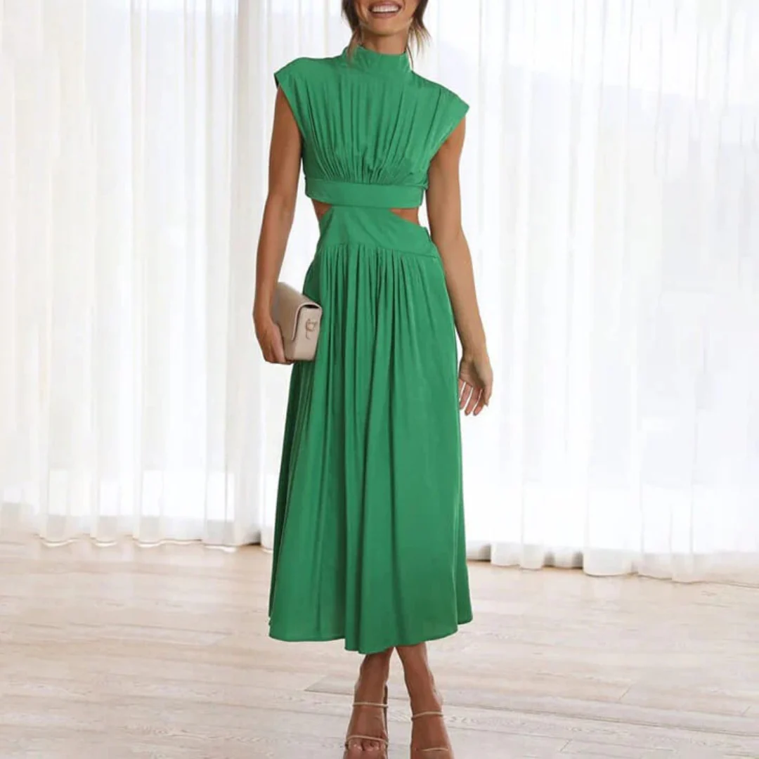 Madlen | Damen Elegant Hochzeitsgast Sommerkleid