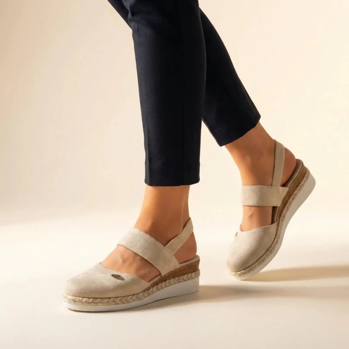 Selin | Damen Komfort Plattform Espadrille-Keilsandalen