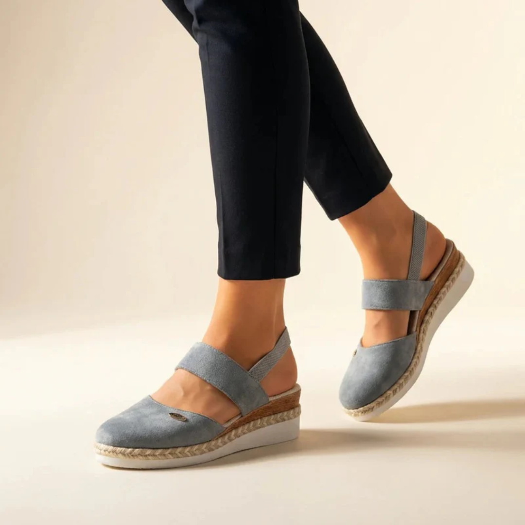 Selin | Damen Komfort Plattform Espadrille-Keilsandalen