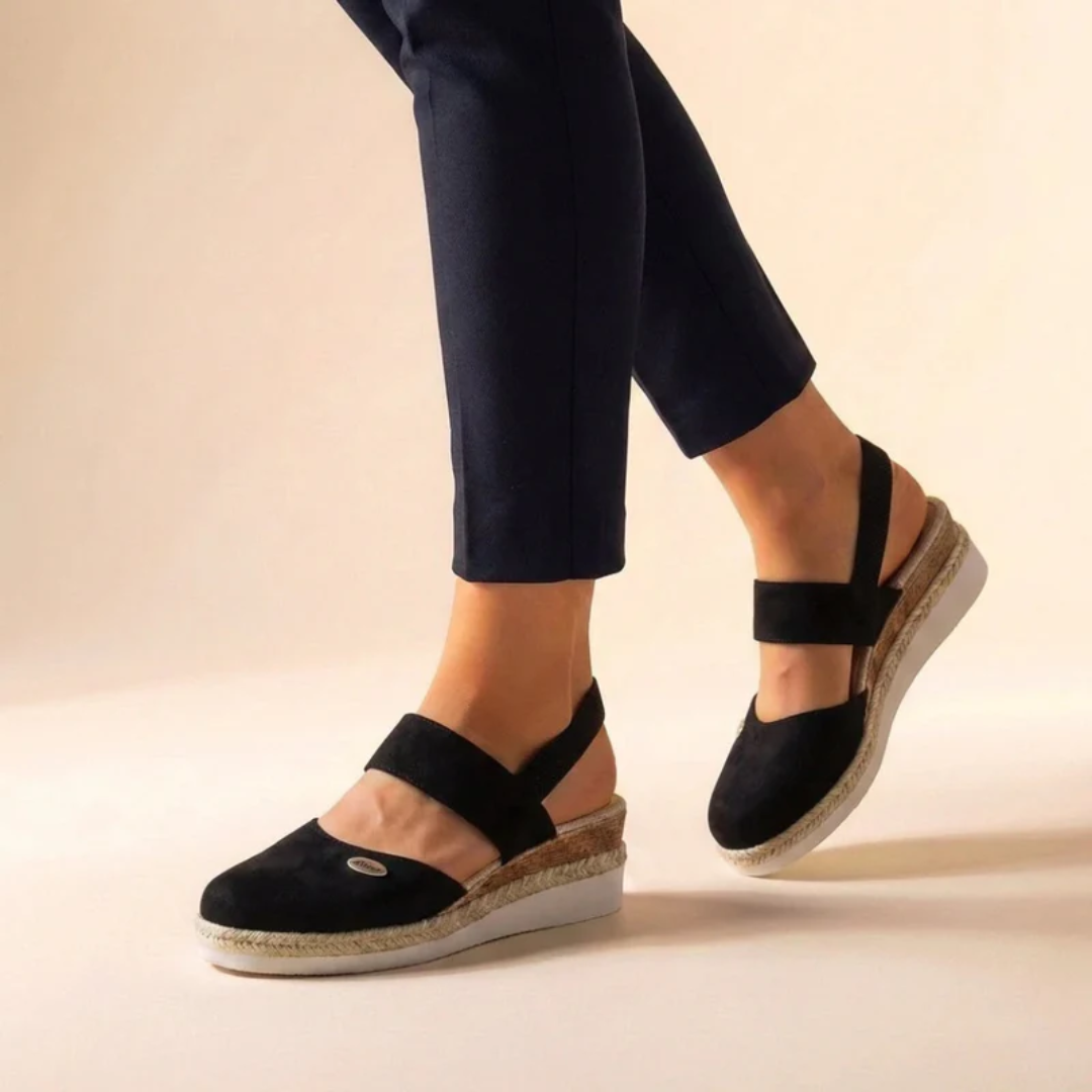 Selin | Damen Komfort Plattform Espadrille-Keilsandalen