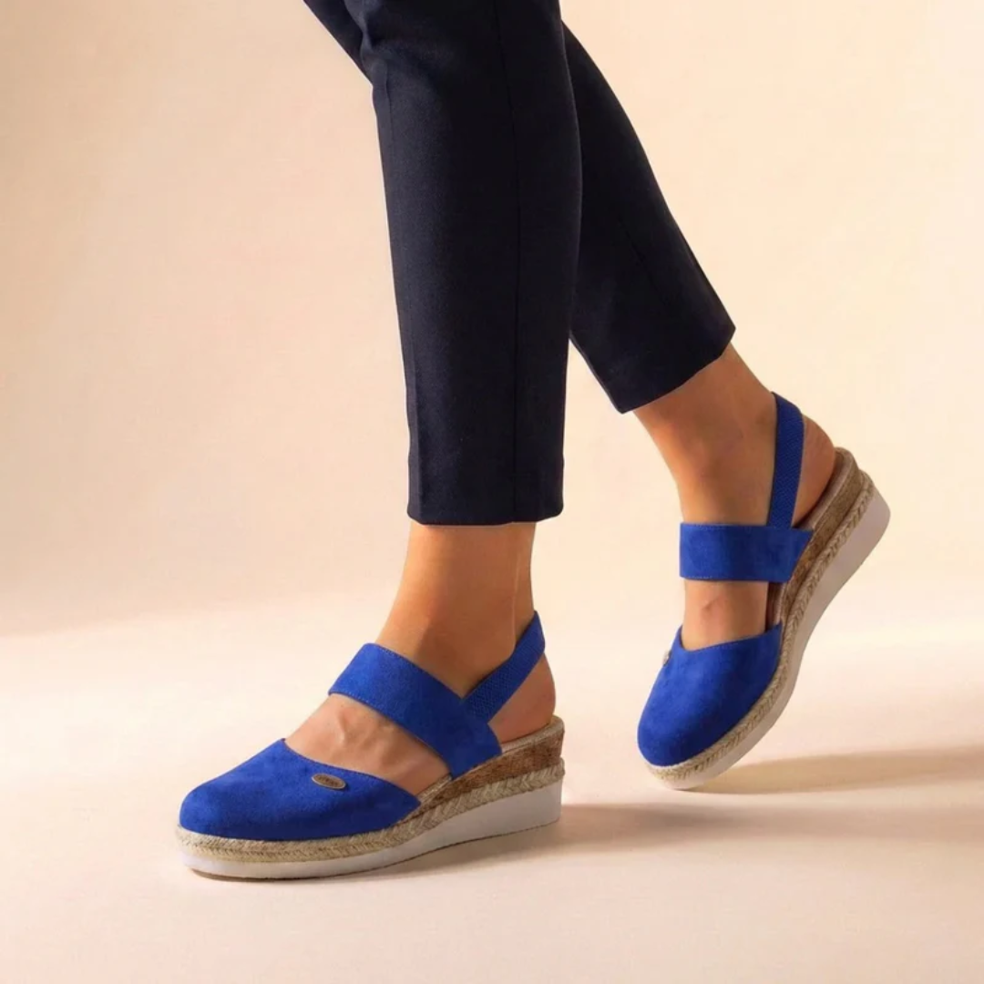 Selin | Damen Komfort Plattform Espadrille-Keilsandalen