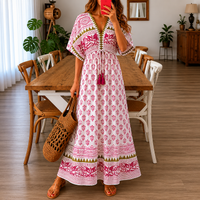 Kalina | Robe d'été bohème avec manches pour femme