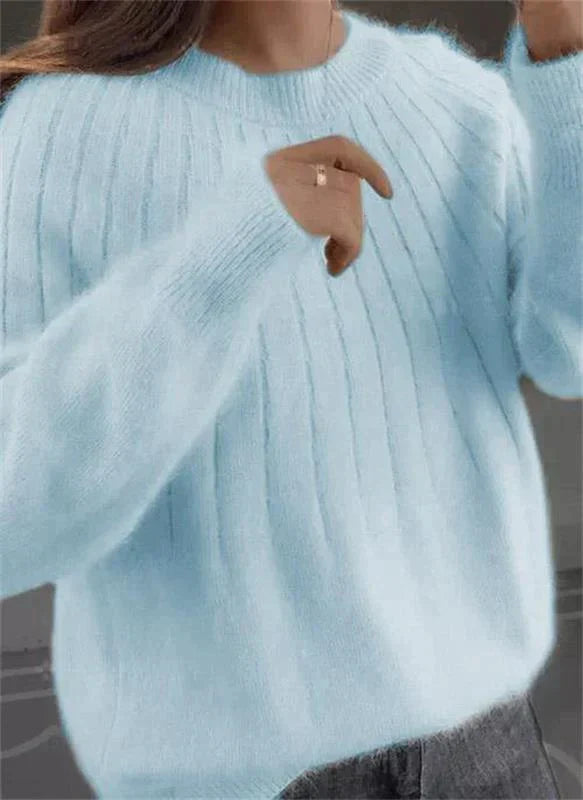 Tessa | Damen Eleganter Kaschmir Strickpullover
