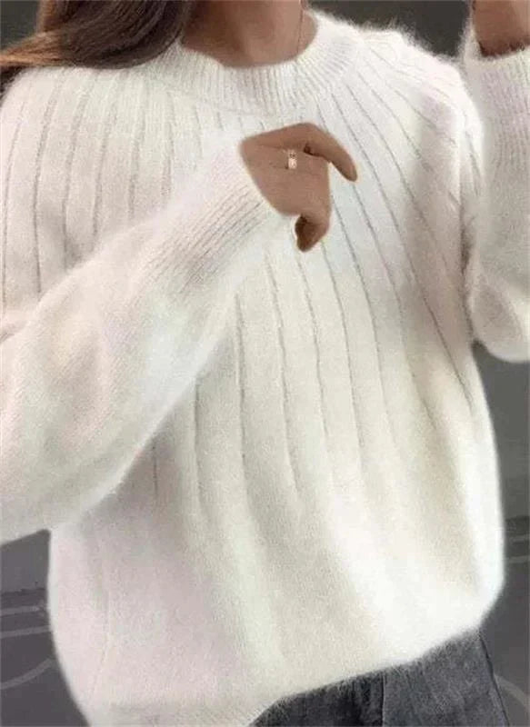 Tessa | Damen Eleganter Kaschmir Strickpullover