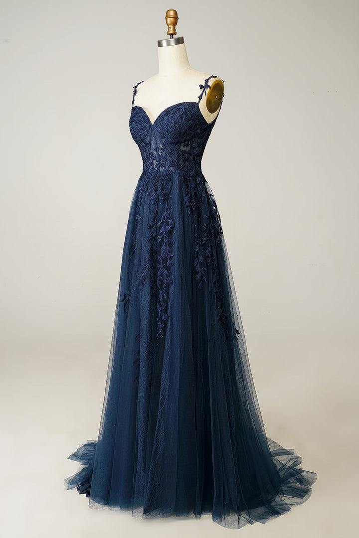 Nicole | Damen Formelles A-Linien Hochzeitsgastkleid