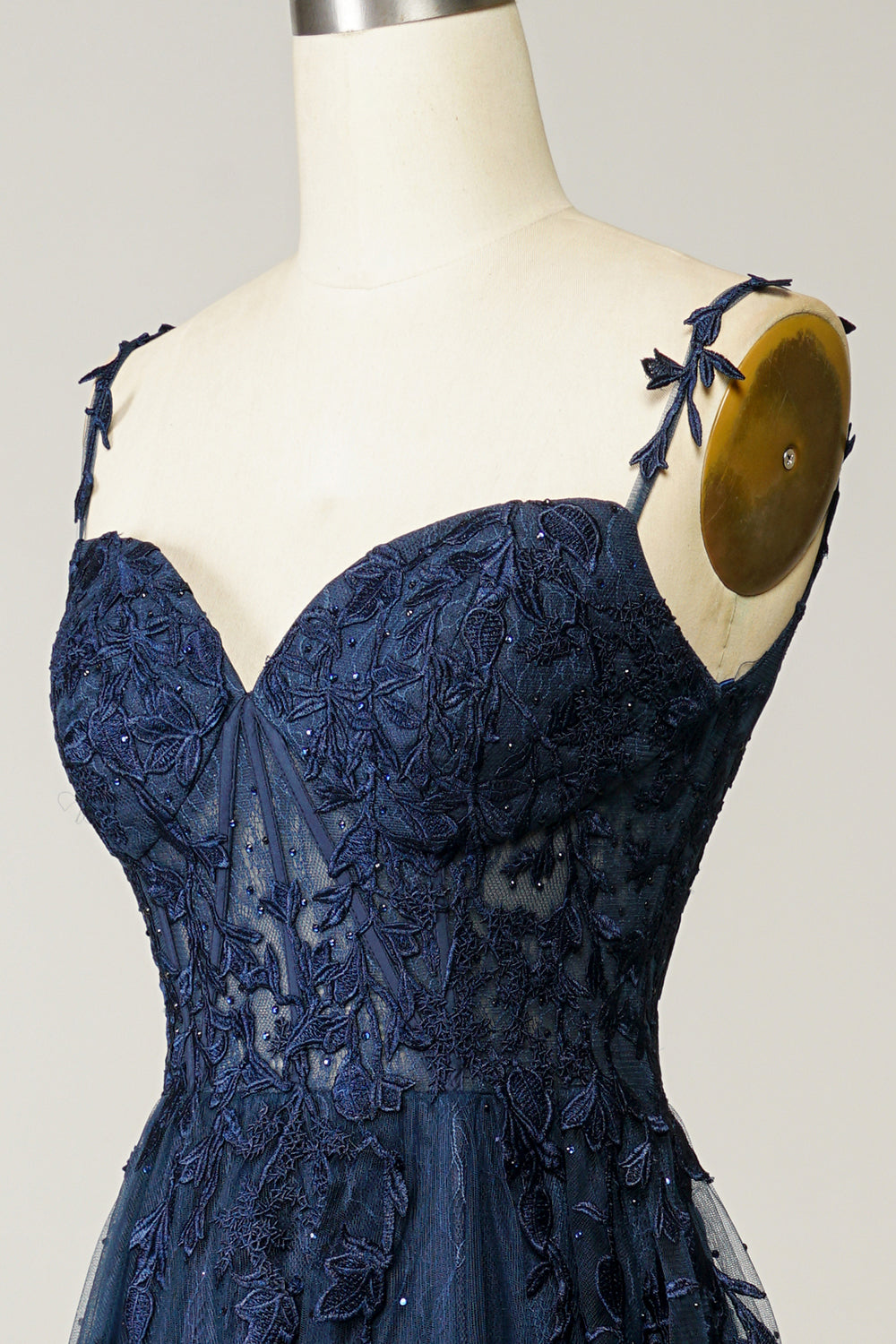 Nicole | Damen Formelles A-Linien Hochzeitsgastkleid