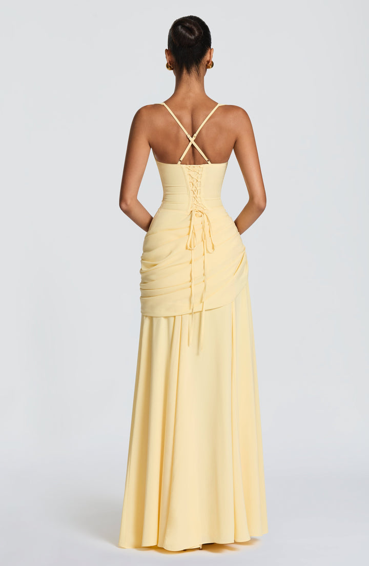 Jael | Damen Elegantes Langes Abendkleid