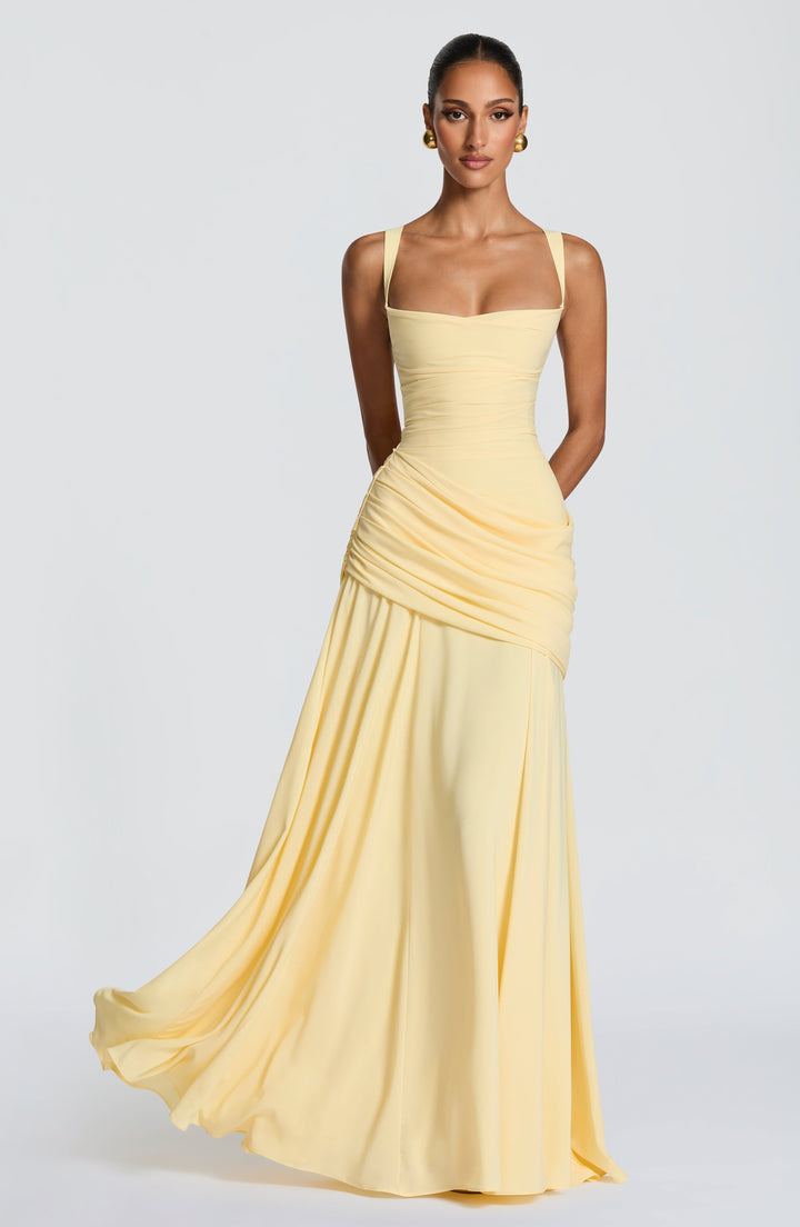 Jael | Damen Elegantes Langes Abendkleid