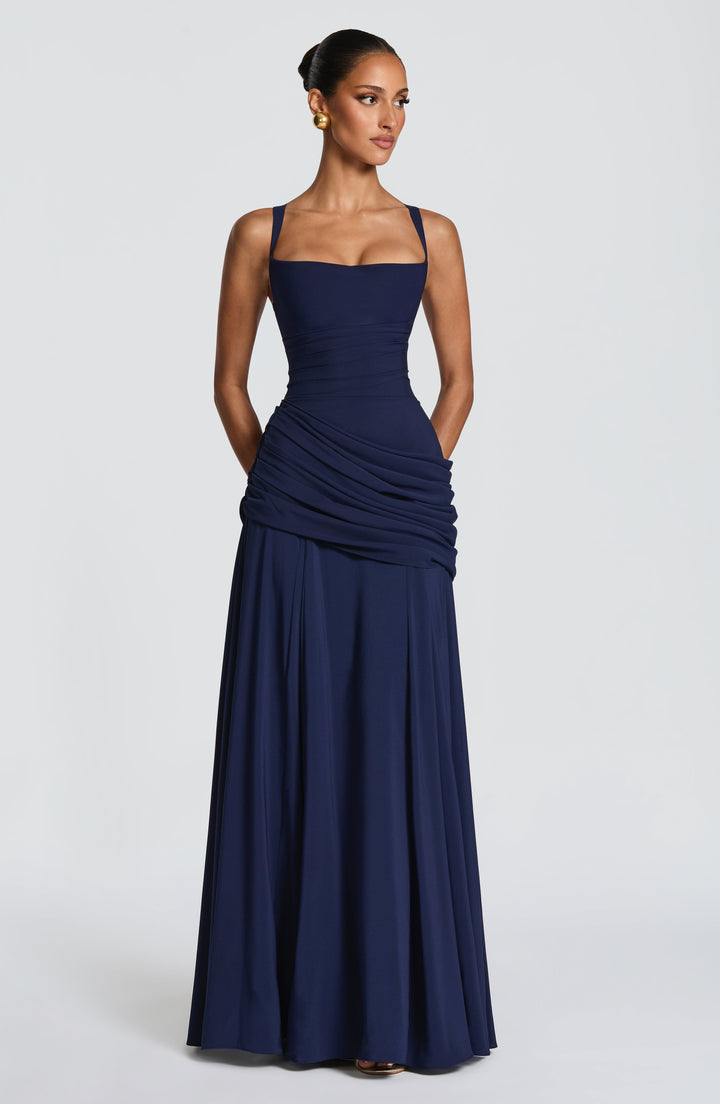 Jael | Damen Elegantes Langes Abendkleid