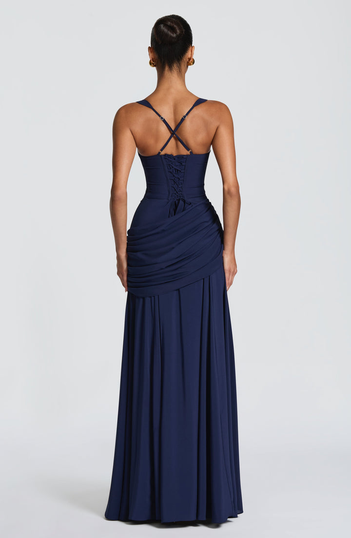 Jael | Damen Elegantes Langes Abendkleid