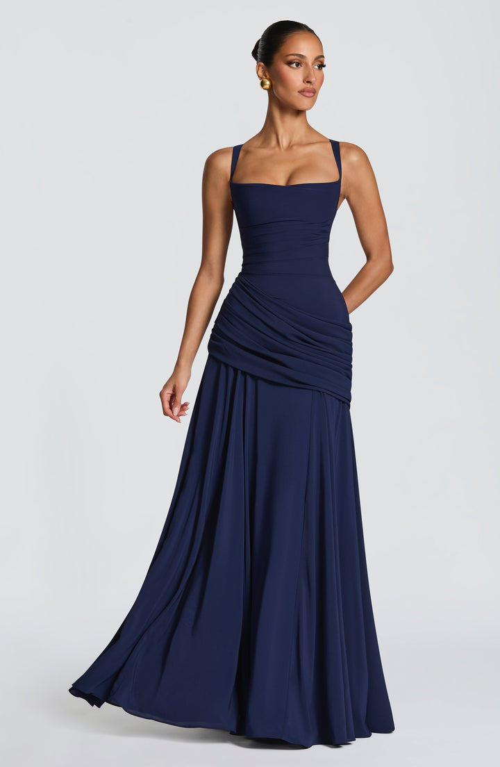 Jael | Damen Elegantes Langes Abendkleid