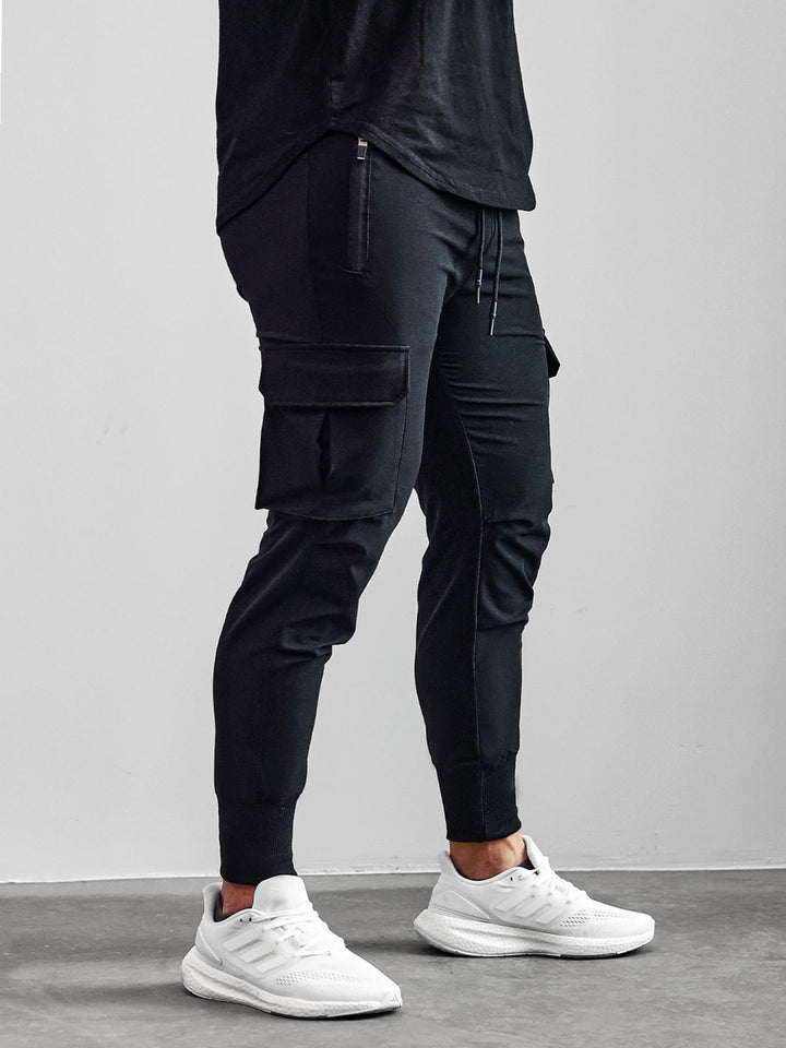 Ethan | Herren Technische Slim Fit Cargo Jogginghose