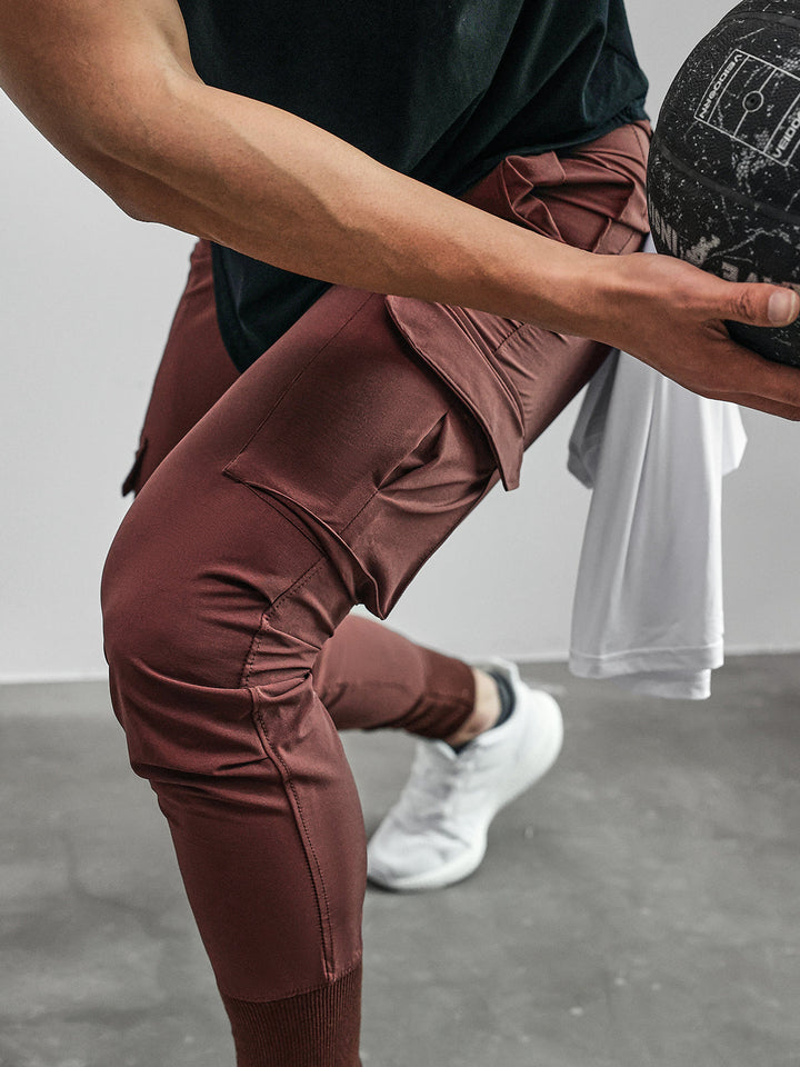 Ethan | Herren Technische Slim Fit Cargo Jogginghose